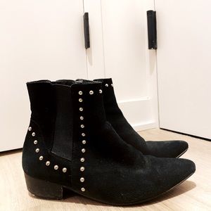 Miista Suede Chelsea Boots Size 6.5